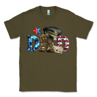 Army Green dad military boots and hat Classic Tee - Artiststas