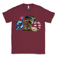 Burgundy dad military boots and hat Classic Tee - Artiststas