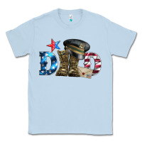 Dusty Blue dad military boots and hat Classic Tee - Artiststas