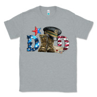 Heather Grey dad military boots and hat Classic Tee - Artiststas