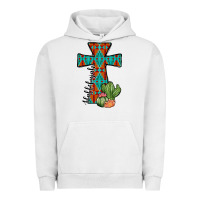 Pigment Lunar Rock aztec cactus cross Urban Hoodie - JahusDesignShop