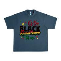 Midnight Navy It's the black excellence for me Urban Heavy Tee - FaDigitalArtStudio
