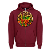 Burgundy juneteenth  coasters Zipper Hoodie - AdoDesignShop