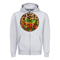 Heather Grey juneteenth  coasters Zipper Hoodie - AdoDesignShop
