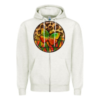 Oatmeal Heather juneteenth  coasters Zipper Hoodie - AdoDesignShop