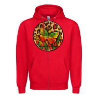 Red juneteenth  coasters Zipper Hoodie - AdoDesignShop