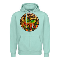 Seafoam juneteenth  coasters Zipper Hoodie - AdoDesignShop