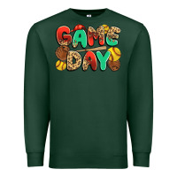 Sports Green game day softball Premium Sweatshirt - JahusDesignShop