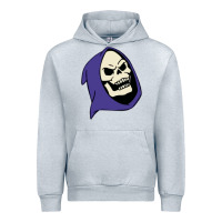 Heather Grey SKELETOR Urban Hoodie - linhVisuals