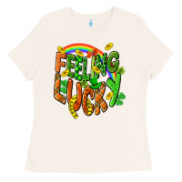 Bone St. Patrick's Day Feeling lucky Ladies Tee - CowGirlArtShop