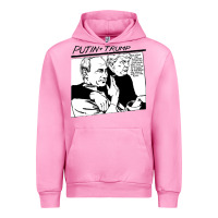 Fuchsia Pink putin trump original goo parody Urban Hoodie - linhVisuals