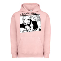 Pigment Salmon putin trump original goo parody Urban Hoodie - linhVisuals