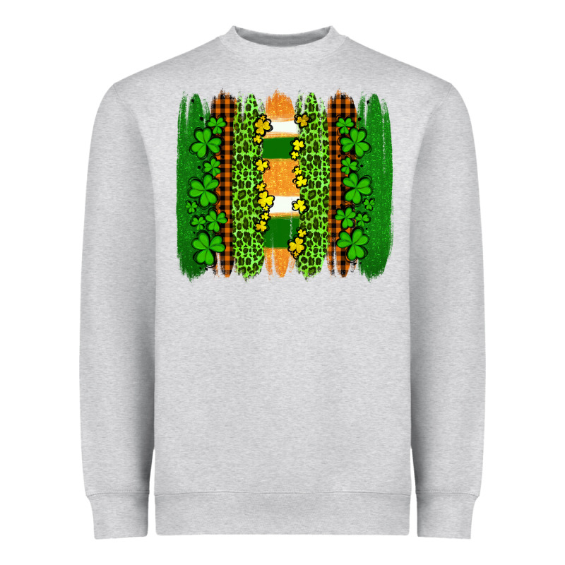 St Patricks  Brushstrokes Heavyweight Sweatshirt by AdoDesignShop | Teevron