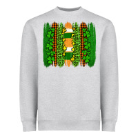 Heather Grey st patricks  brushstrokes Heavyweight Sweatshirt - AdoDesignShop