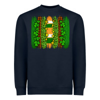 Navy st patricks  brushstrokes Heavyweight Sweatshirt - AdoDesignShop