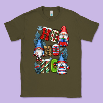Ho Ho Ho Gnomes Classic Tee Designed By Cowgirlartshop