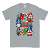 Heather Grey ho ho ho gnomes Classic Tee - CowGirlArtShop