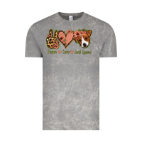 Cloud Rock Peace Love Jack Russel Vintage Tee - Jasminsmagicworld