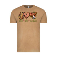 Vintage Camel Peace Love Jack Russel Vintage Tee - Jasminsmagicworld