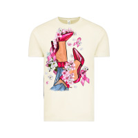 Vintage Arctic Cancer high heels Breast Cancer Vintage Tee - FaDigitalArtStudio