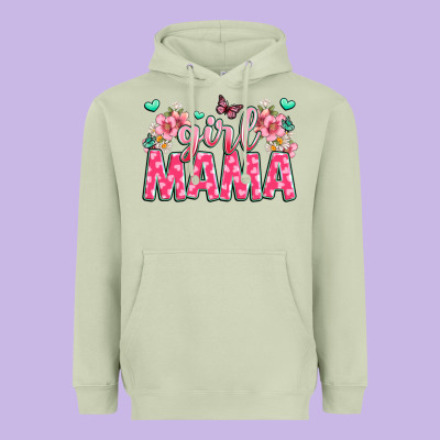 Girl Mama Heavyweight Hoodie Designed By Jahusdesignshop