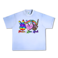 Grape Ice Peace love rock Urban Heavy Tee - FaDigitalArtStudio