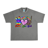 Tornado Peace love rock Urban Heavy Tee - FaDigitalArtStudio