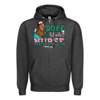 Charcoal Heather afro  nurse dope black Zipper Hoodie - AdoDesignShop