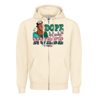 Sandshell afro  nurse dope black Zipper Hoodie - AdoDesignShop
