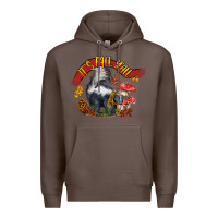 Coffee It's Fall Y'all Skunk Premium Hoodie - LillyAllenDesigns