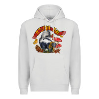 Dove Grey It's Fall Y'all Skunk Premium Hoodie - LillyAllenDesigns