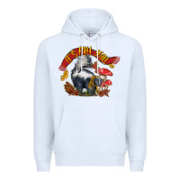 White It's Fall Y'all Skunk Premium Hoodie - LillyAllenDesigns