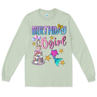 Matcha birthday girl 6 Long Sleeve Tee - BundleAndBundleShop