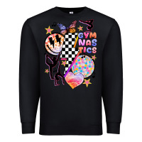 Black retro gymnastics Premium Sweatshirt - JahusDesignShop