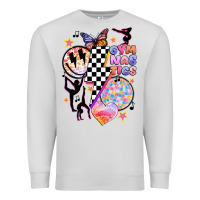 Dove Grey retro gymnastics Premium Sweatshirt - JahusDesignShop