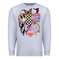 Heather Grey retro gymnastics Premium Sweatshirt - JahusDesignShop