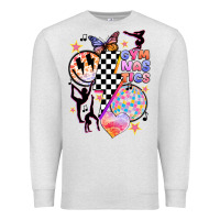 Oatmeal Heather retro gymnastics Premium Sweatshirt - JahusDesignShop