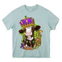 Mardi Gras Cow Heavy Core Tee | Teevron