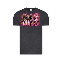 Vintage Black find a cure Vintage Tee - FaDigitalArtStudio