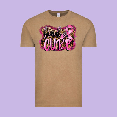 Find A Cure Vintage Tee Designed By Fadigitalartstudio