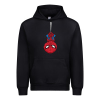 Black the spider kids cartoon Urban Hoodie - linhVisuals