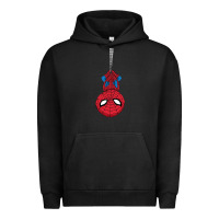 Pigment Black the spider kids cartoon Urban Hoodie - linhVisuals