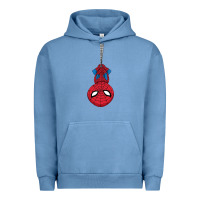 Pigment Pebble Blue the spider kids cartoon Urban Hoodie - linhVisuals