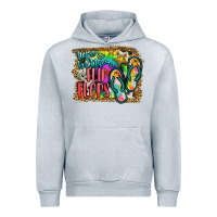 Heather Grey life is better in flip flops Urban Hoodie - JahusDesignShop