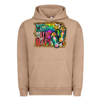 Pigment Burro life is better in flip flops Urban Hoodie - JahusDesignShop