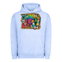 Pigment Grape Ice life is better in flip flops Urban Hoodie - JahusDesignShop