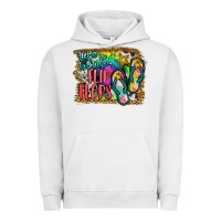 Pigment Lunar Rock life is better in flip flops Urban Hoodie - JahusDesignShop