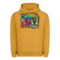 Pigment Peanut Butter life is better in flip flops Urban Hoodie - JahusDesignShop