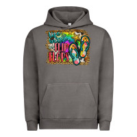 Pigment Tornado life is better in flip flops Urban Hoodie - JahusDesignShop