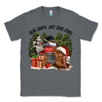 Charcoal Heather dear santa just send cows Classic Tee - CowGirlArtShop